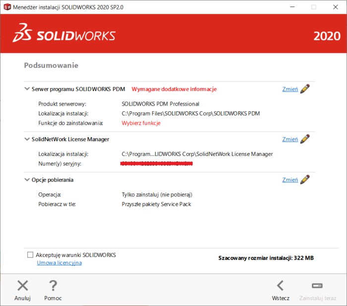 Instrukcja - instalacja komponentów serwera solidworks pdm standard- dps software