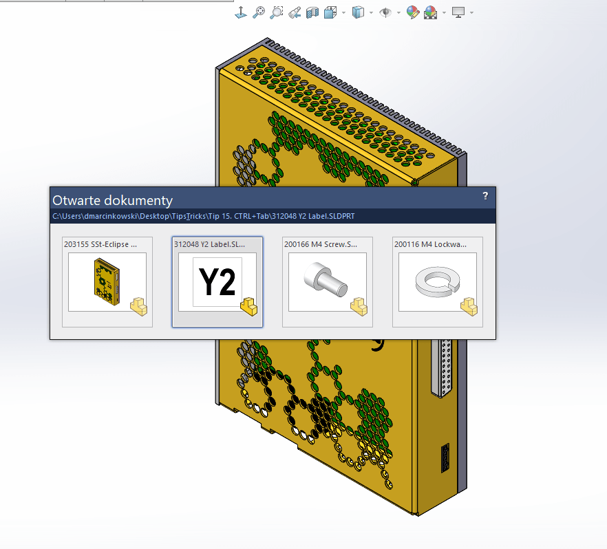 SOLIDWORKS Tips & Tricks cz. II – porady i wskazówki