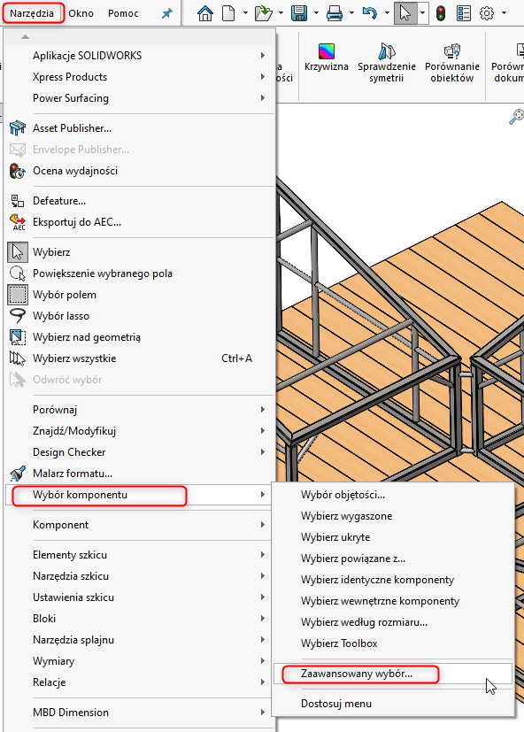 Wyodrębnienie typu pliku z poziomu złożenia SOLIDWORKS - DPSTODAY - DPS Software
