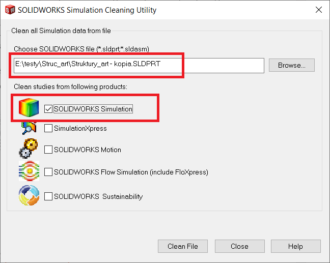 SOLIDWORKS Simulation Cleaning Utility - dpstoday - dps software