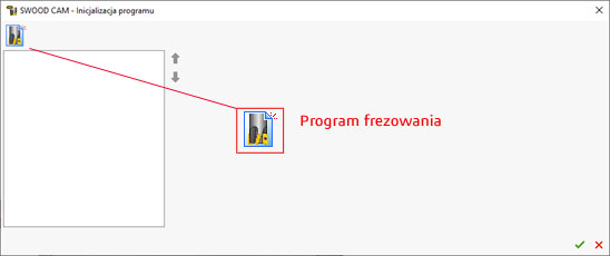 Ikona frezowania - program swood cam