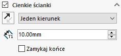 SOLIDWORKS - operacja wyciągnięcie wycięcia