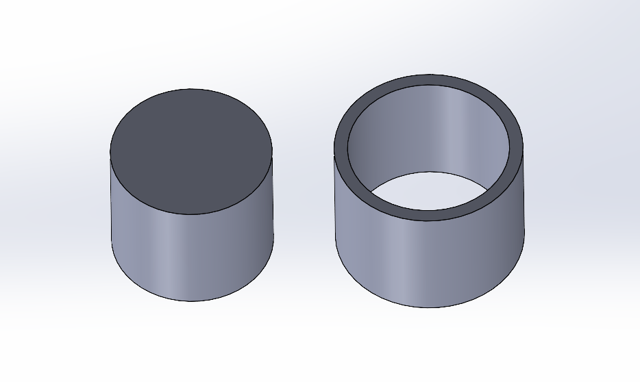 SOLIDWORKS - operacja wyciągnięcie wycięcia