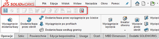 swood cam pasek narzędzi solidworks