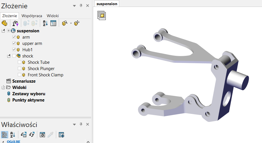 Ukryci aktorzy - SOLIDWORKS Composer 2021