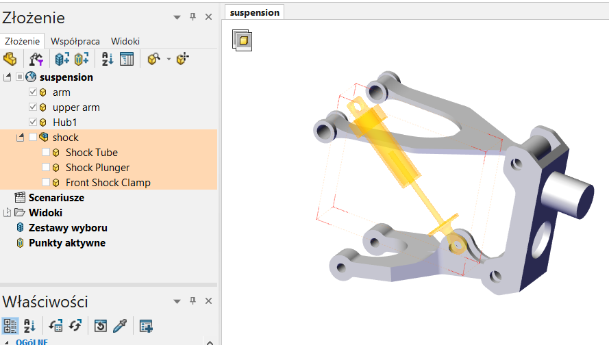Ukryci aktorzy - SOLIDWORKS Composer 2021