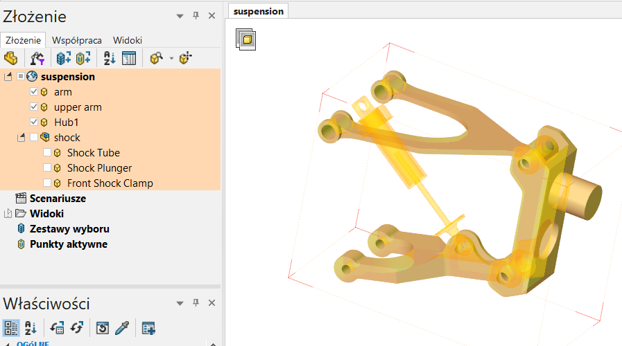 Ukryci aktorzy - SOLIDWORKS Composer 2021