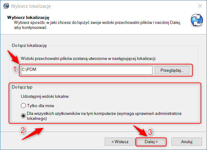 Instrukcja instalacji SOLIDWORKS PDM Client