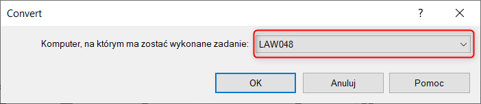 konfiguracja zadania w solidworks pdm