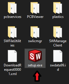Instalator SOLIDWORKS - plik solidworks.exe