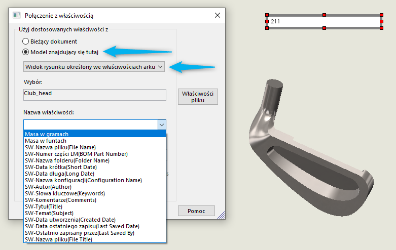 Dodawanie dostosowanej właściwości do notatki