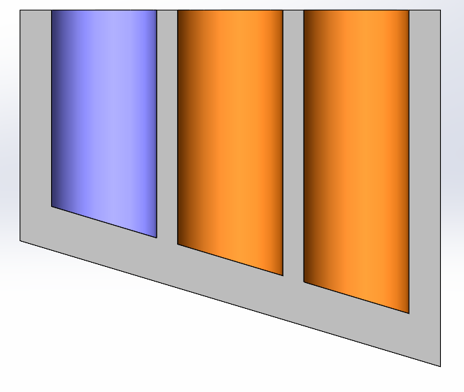 SOLIDWORKS - szyk liniowy z odznaczoną opcją szyk geometrii