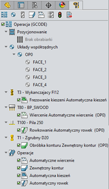 SWOOD - aktualizacja obróbek - przed
