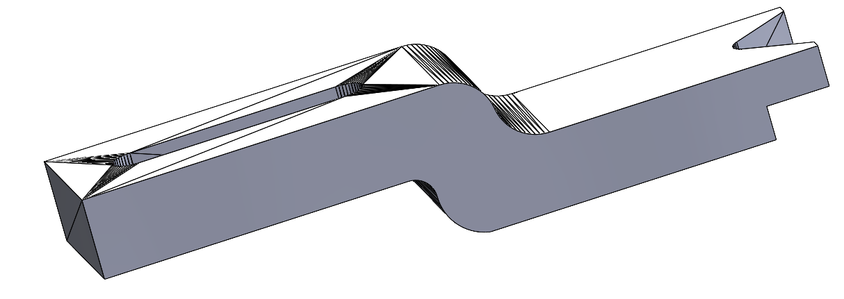 SOLIDWORKS - pliki STL - usunięcie jednej ściany i zastąpienie przez jedną ścianę