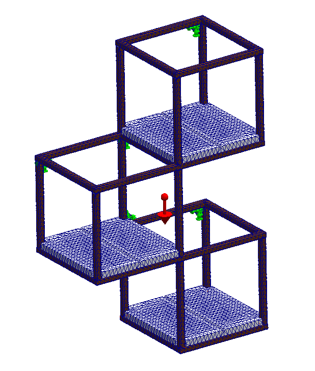 SOLIDWORKS Simulation - alternatywna siatka dyskretyzacyjna w podejściu powłokowo-bryłowym