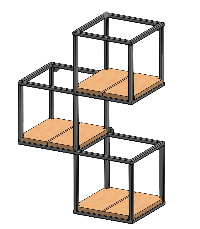 SOLIDWORKS Simulation - model regału