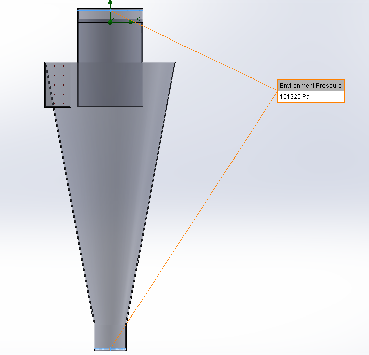 SOLIDWORKS Flow Simulation - ciśnienie otoczenia