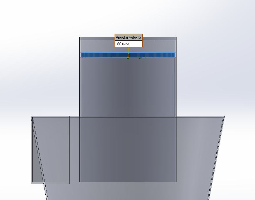 SOLIDWORKS Flow Simulation - dodanie obszaru wirującego
