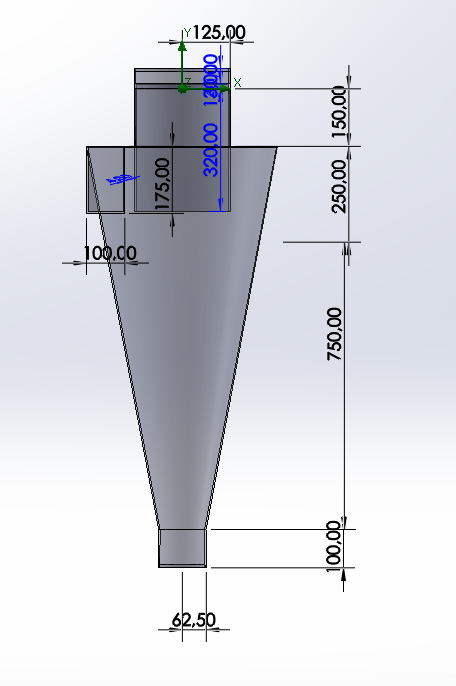 SOLIDWORKS Flow Simulation - geometria do symulacji