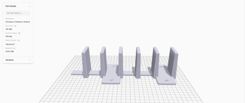 Czas druku - model obecny