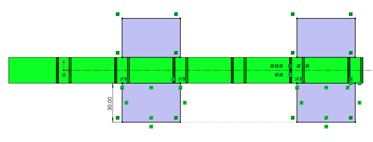 Łapy - boczna część