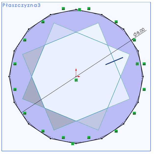 Granica między koroną, a pawilonem brylantu