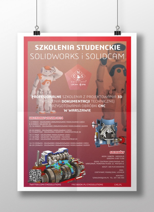 Studenckie szkolenia SOLIDWORKS Studenckie szkolenia SOLIDWORKS CAD - najlepsza cena w Warszawie
