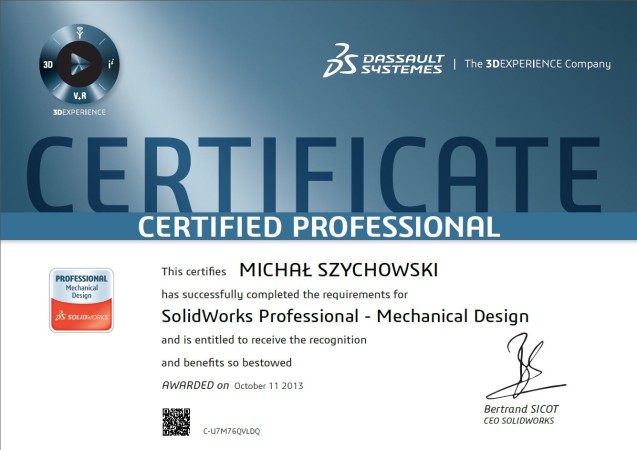 Certyfikaty SolidWorks – Część 2: CSWP