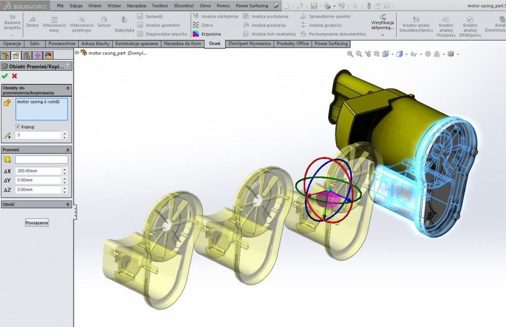 Przenieś/Kopiuj bryłę