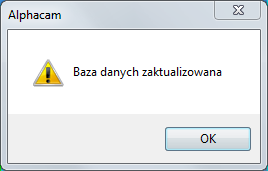Baza danych zaktualizowana