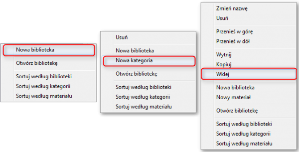 Dodawanie nowego materiału