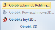 Obrób Splajn lub Polilinię