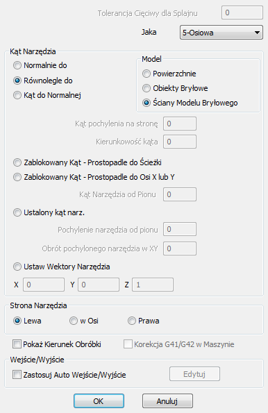Zastosuj Auto Wejście
