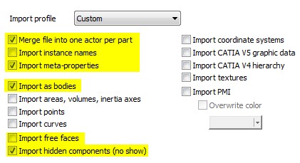 import plików solidworks