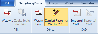 przycisk raster to vector