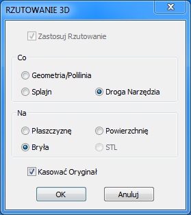 Rzutowanie 3D standard