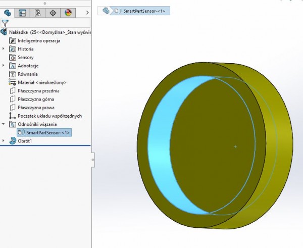 wstaw część solidworks