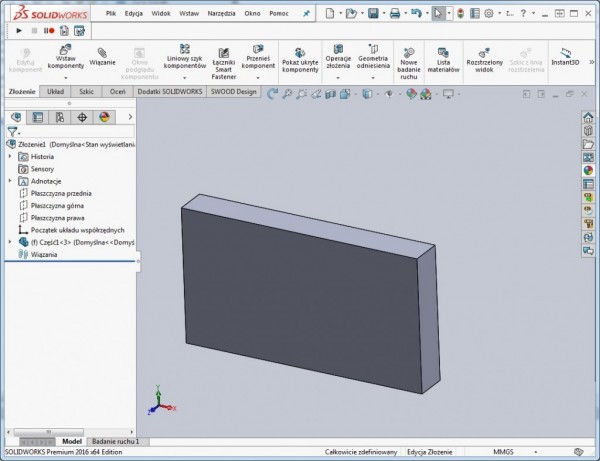 Działanie makra solidworks makro