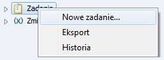 Nowe zadanie pdm