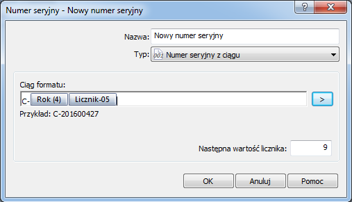 unikalny numer seryjny