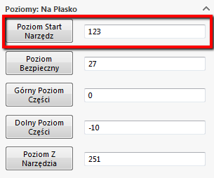 poziomy na płasko