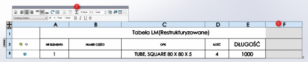 Tabela LM