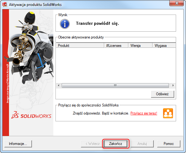 transfer licencji solidworks sieciowa licencja