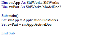 makro solidworks