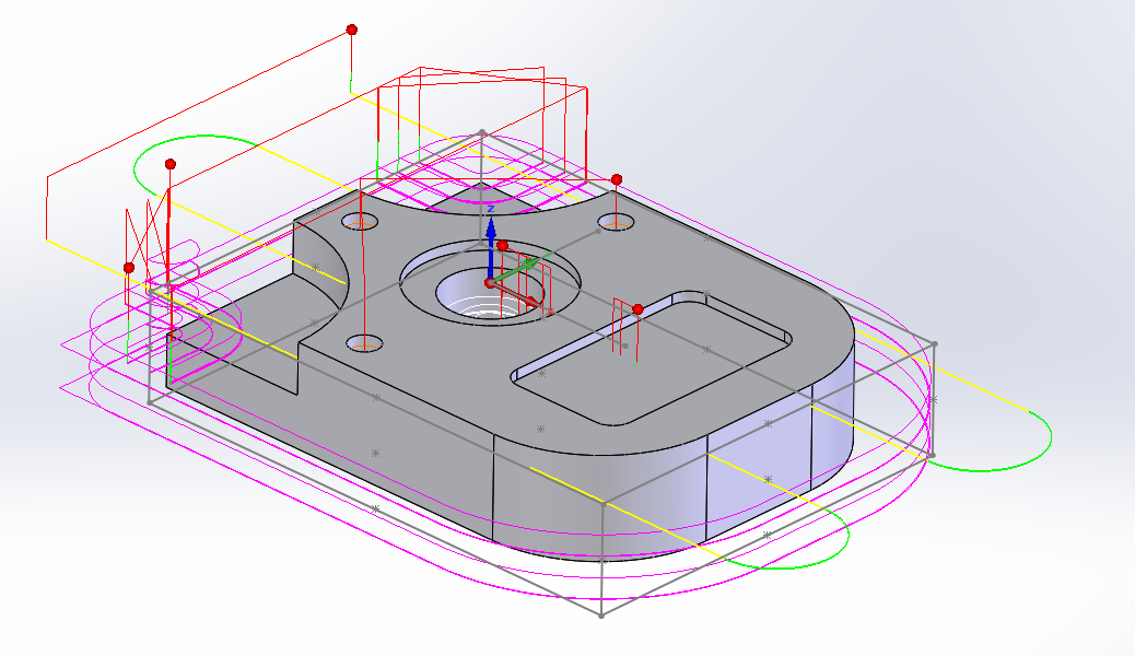 ścieżki narzędzia solidcam