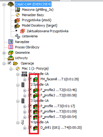 zmiany modelu solidcam sygnalizator