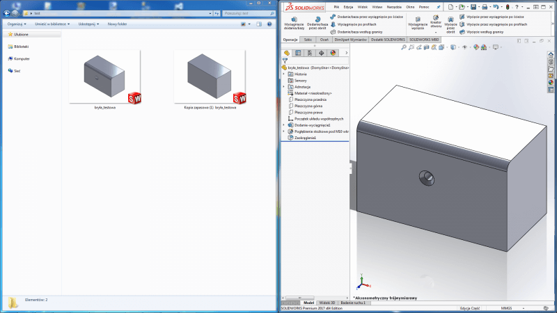 kopie zapasowe solidworks ustawienia