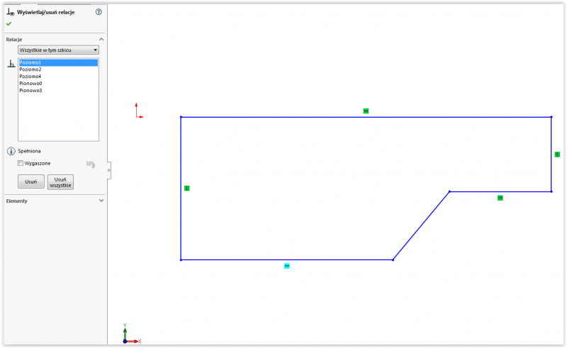 relacje solidworks szkic