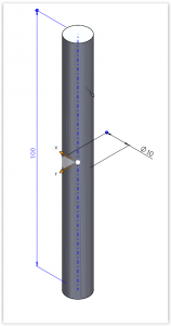 walec solidworks model 3d