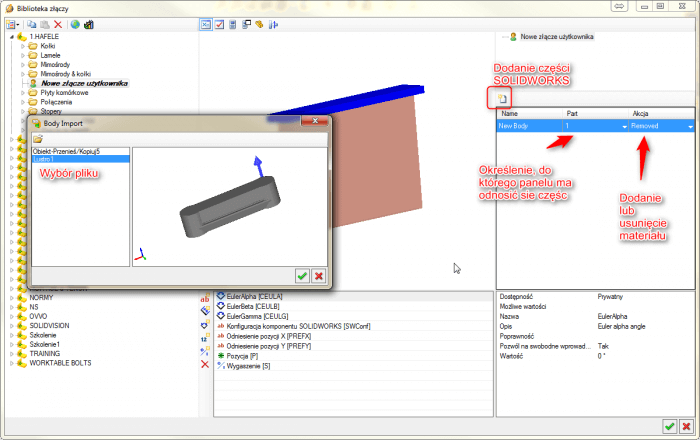 body import swood solidworks
